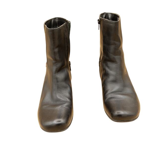 Vintage Kenneth Cole Reaction "Very Cool" Black Leather Womens Boot 8.5M - Picture 6 of 13